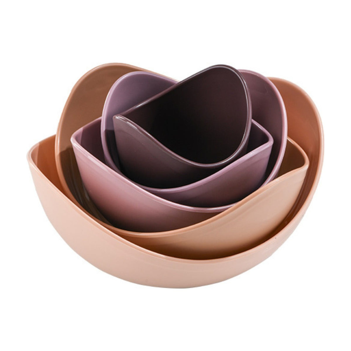 Lotus 5-Piece PP Nesting Bowl Set - Maisonware