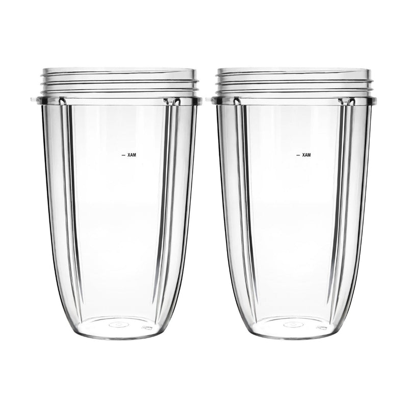 Nutribullet Replacement Cups with Lids 710ml Set of 2 BPA-Free - Maisonware