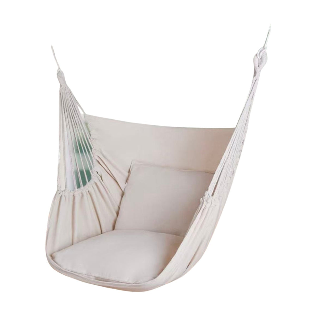 Hammock Chair with 2 Pillows, Ropes, S-Hooks & Carry Bag - Maisonware