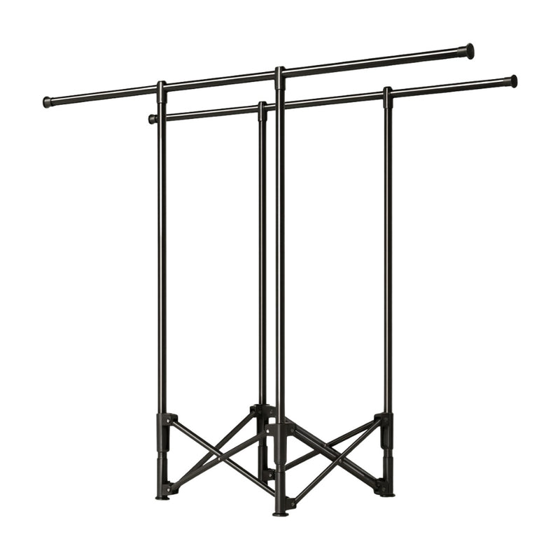 Extendable Double-Bar Clothes Drying Rack Foldable Adjustable 141cm - Maisonware